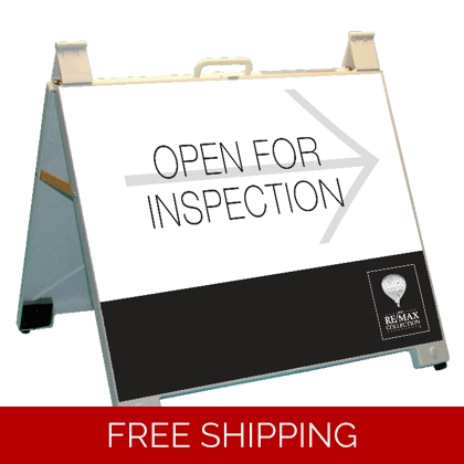 Remax Collection Open Portable 60x45 cm A-Frame Sign White.